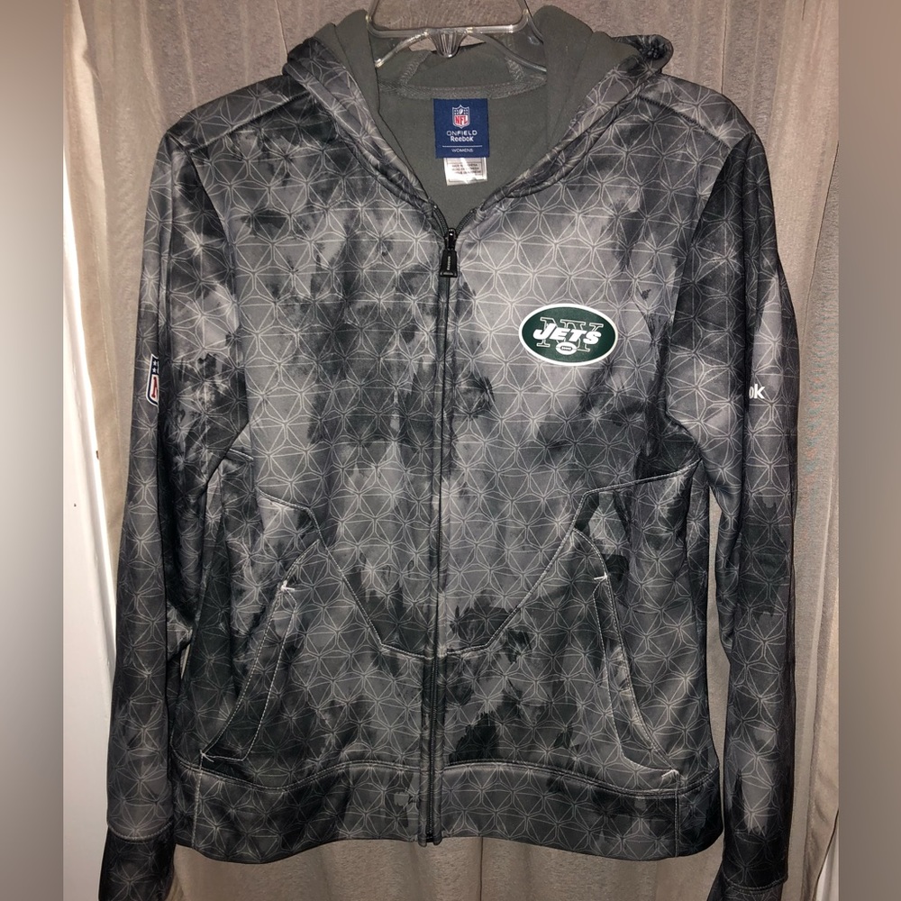 Women's Reebok NFL Jets On Field Hoodie - sz large - Full Zip Hoodie